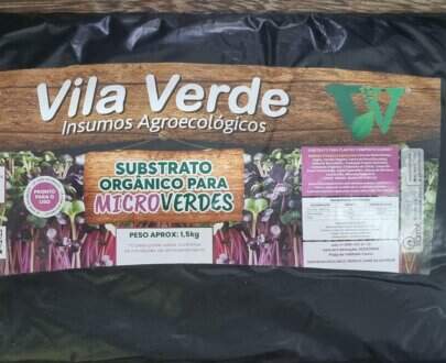 Refil de 1,5 kg de Substrato Orgânico para Micro Verdes da marca Vila Verde