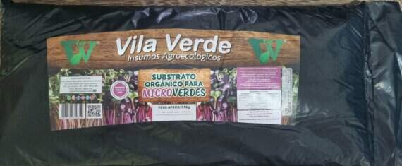 Refil de 1,5 kg de Substrato Orgânico para Micro Verdes da marca Vila Verde