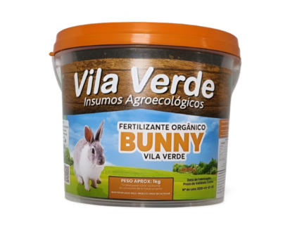 Fertilizante Orgânico Bunny Vila Verde 1kg Linha Premium - Embalagem do produto